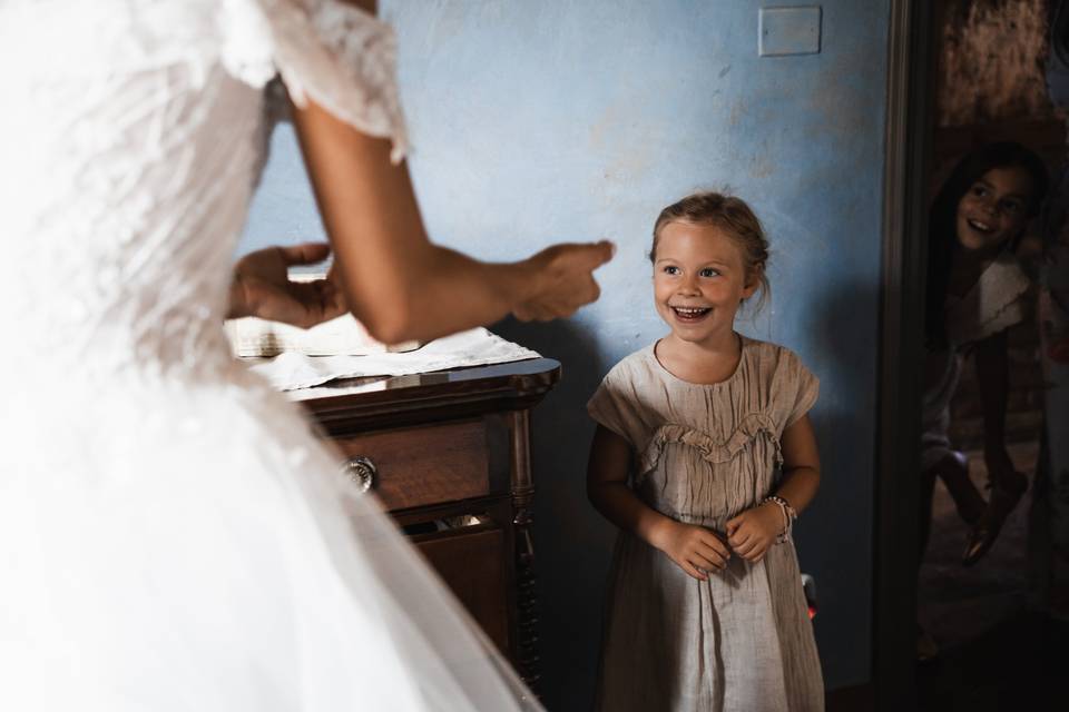 Preparazione sposa