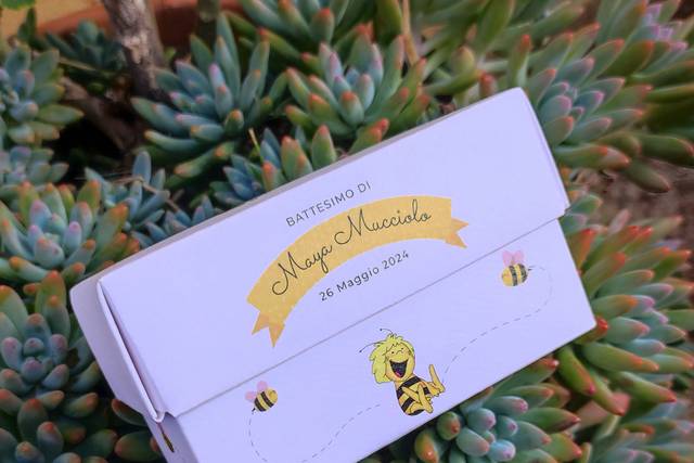 2 mieli in box personalizzata