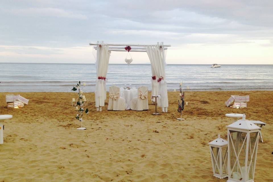 Cena in spiaggia