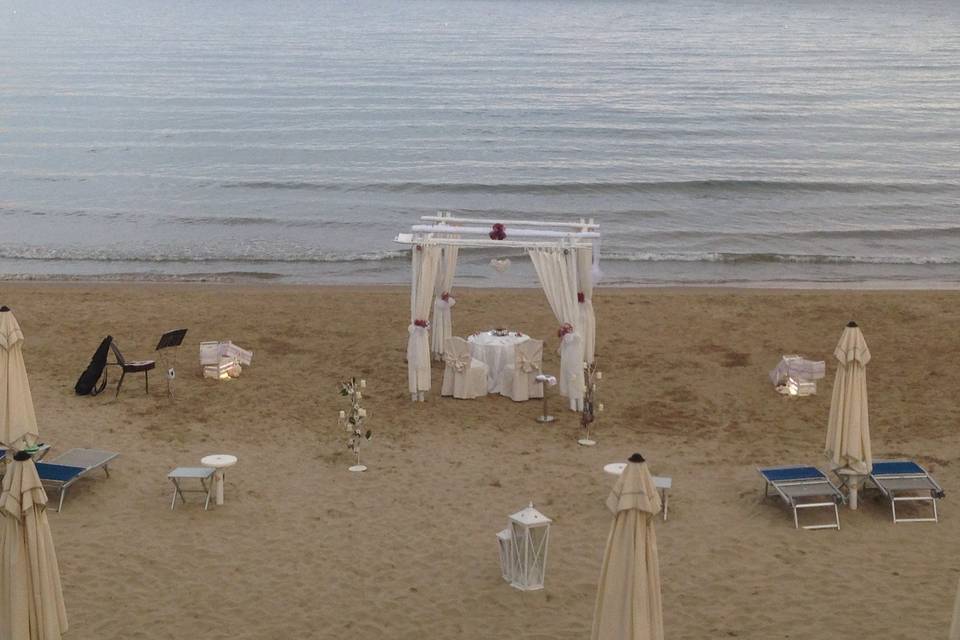 Cena in spiaggia