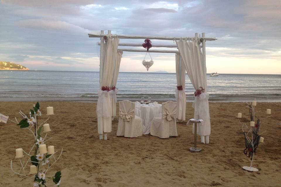 Cena in spiaggia