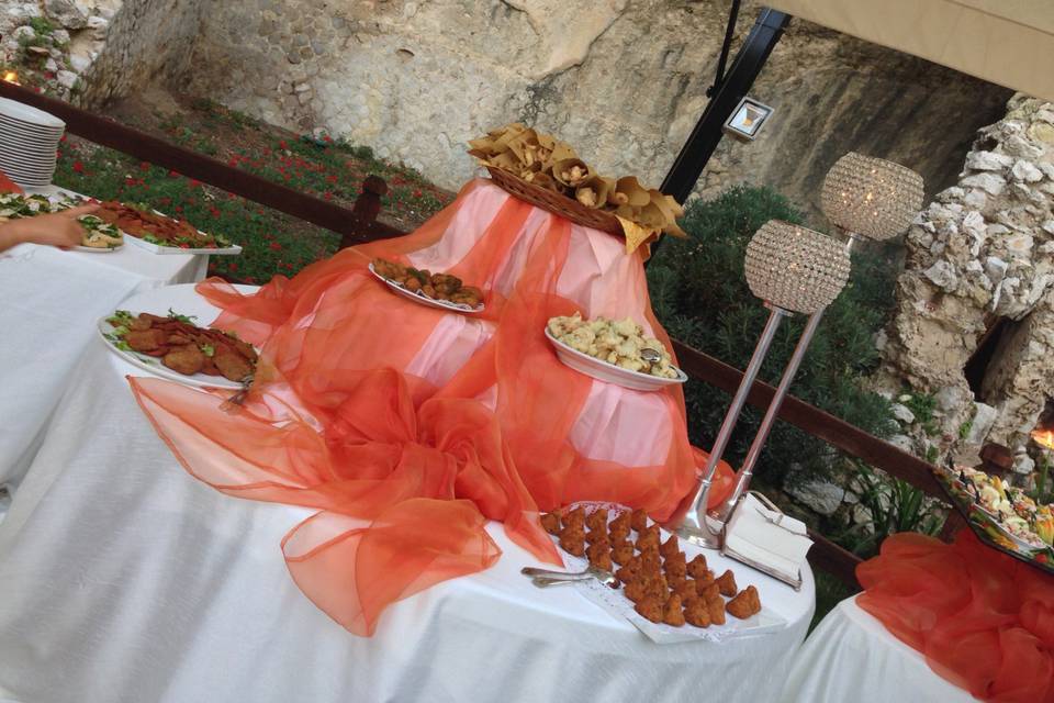 Buffet villa romana