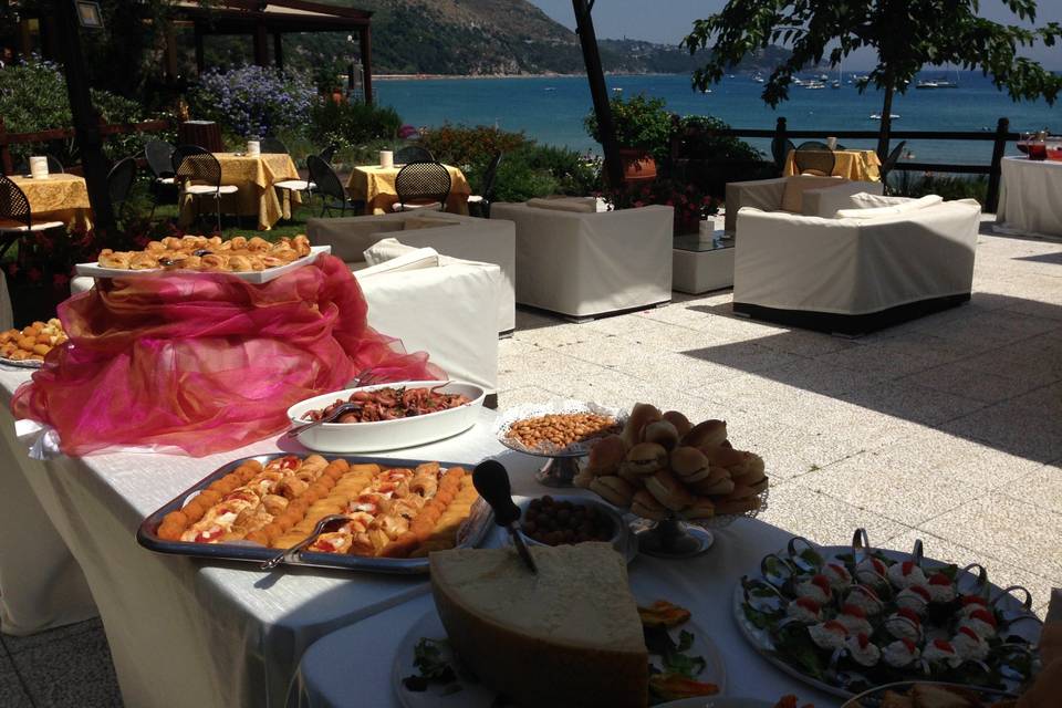 Buffet villa romana