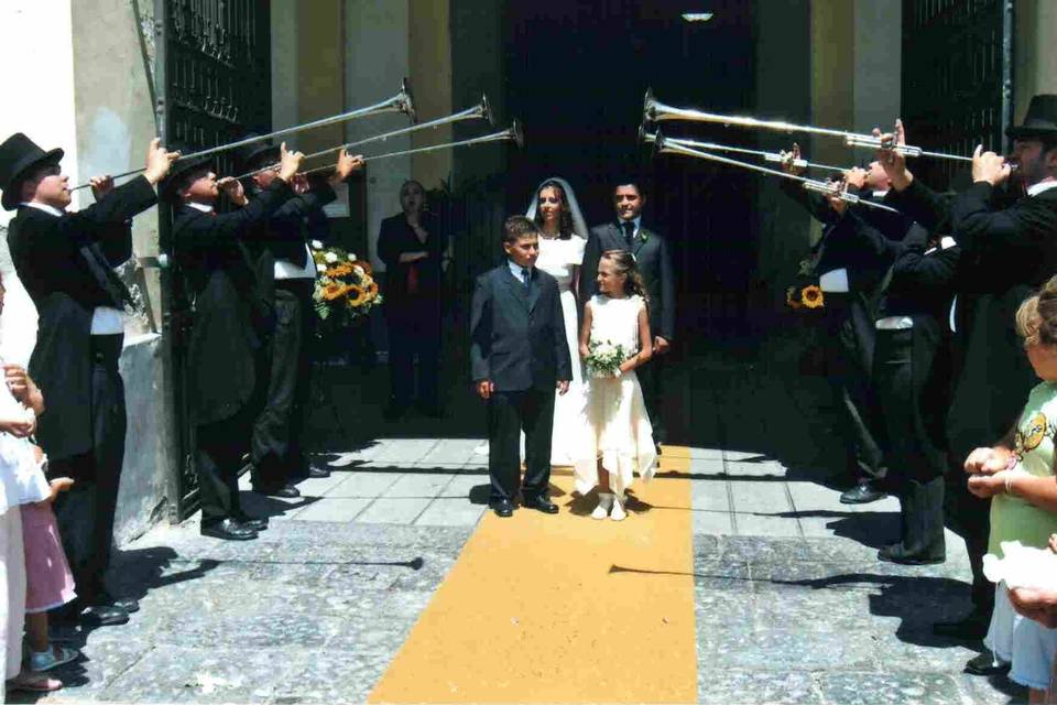 Trampolieri matrimonio