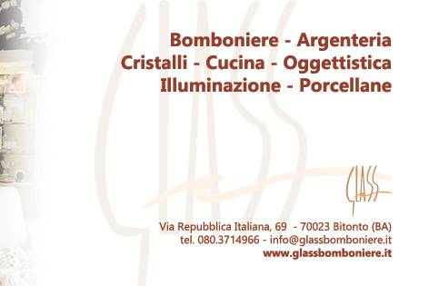 Glass oggettistica e bomboniere