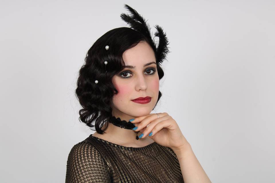 Make-up ispirato agli anni '20