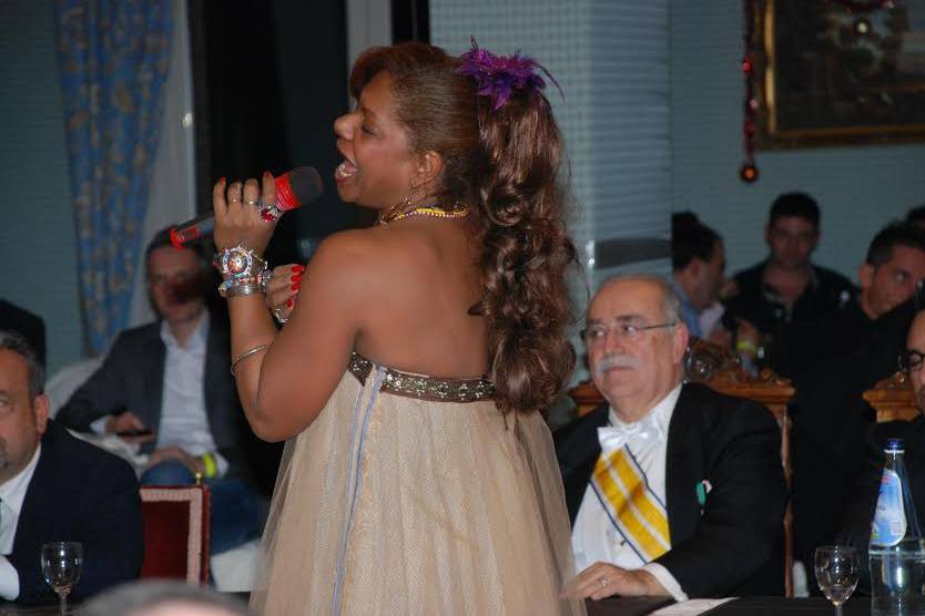 La cantante