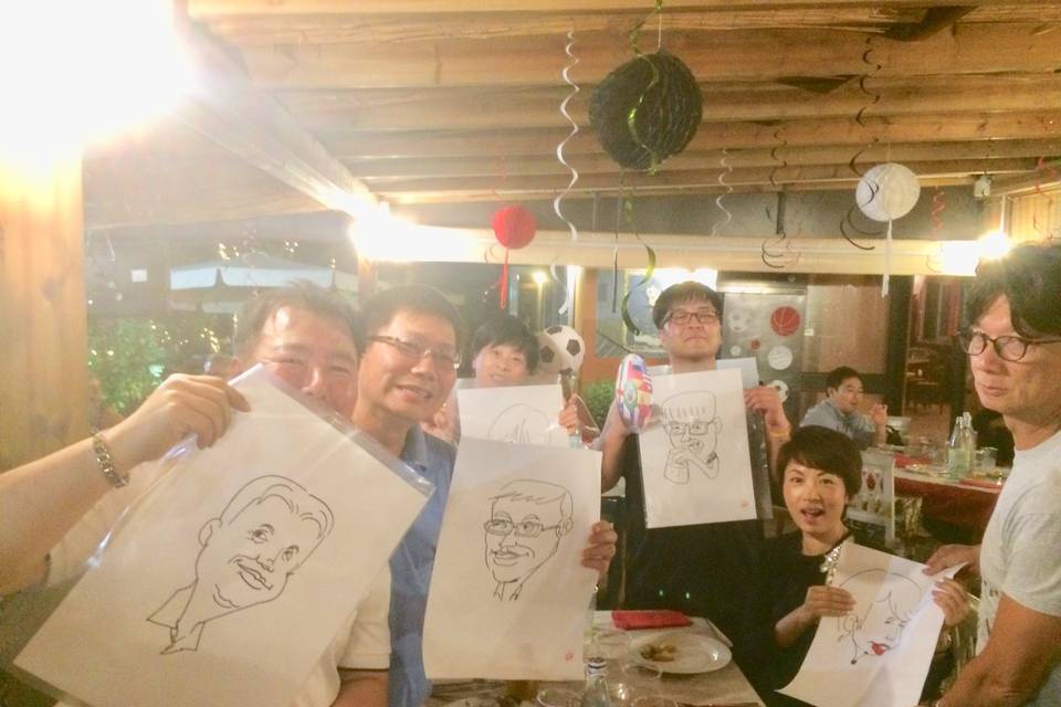 Live Cartooning Caricature