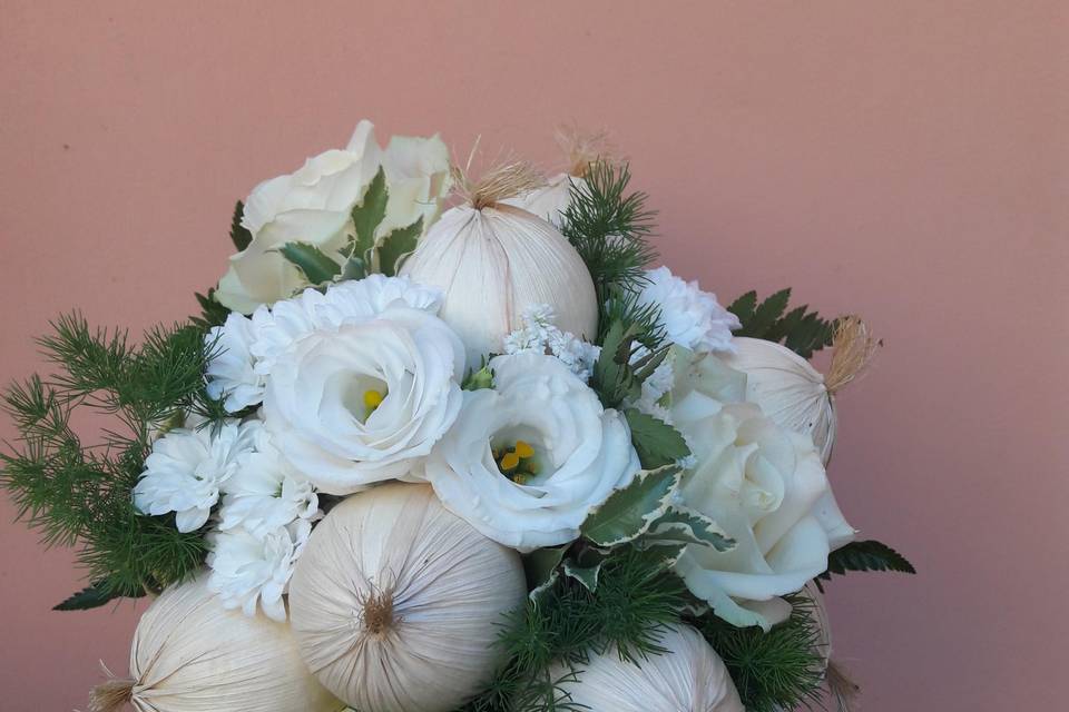 Bouquet sposa rustico