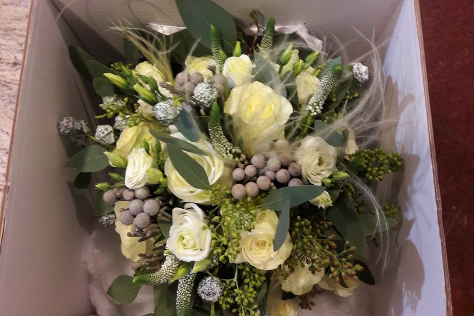 Bouquet sposa rustico