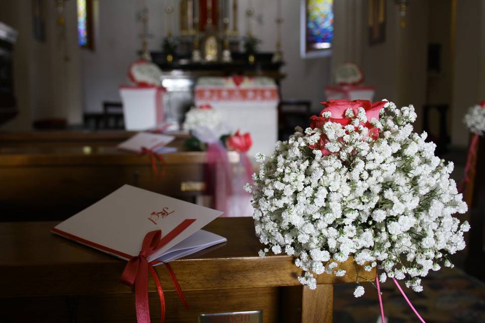 Paola e il suo bouquet