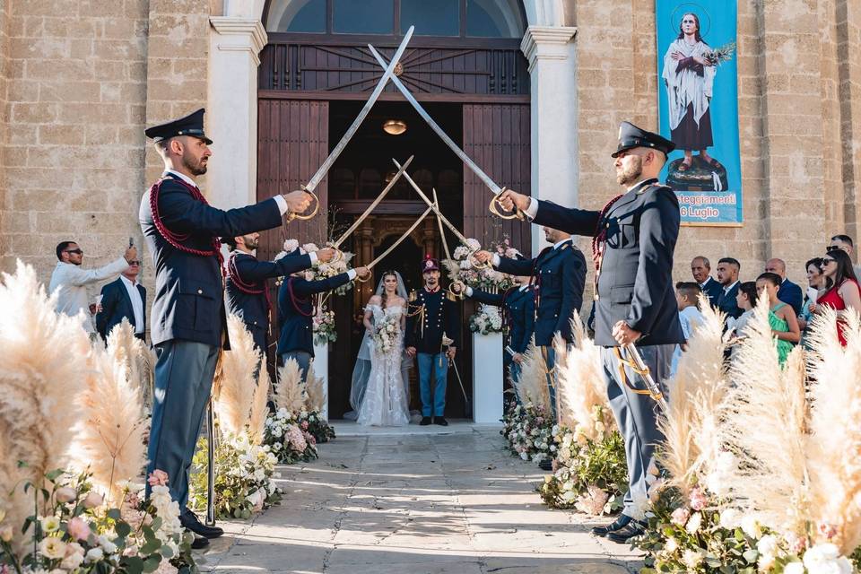 Wedding - picchetto d' onore