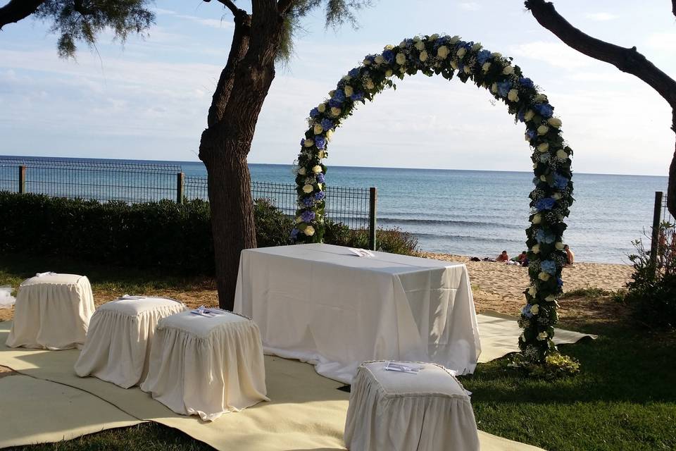 Matrimonio in spiaggia...