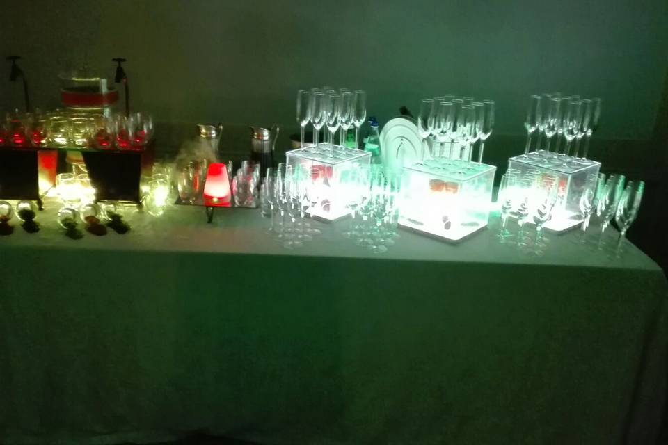 Buffet illuminato