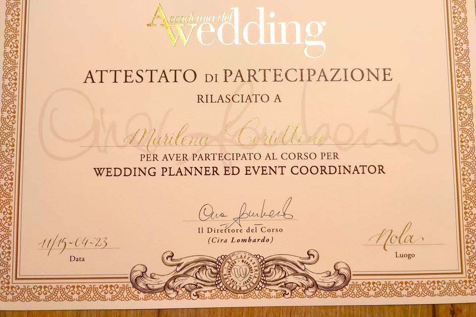 Accademia del wedding