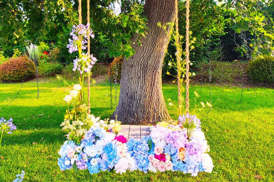 Daydreaming on the swing