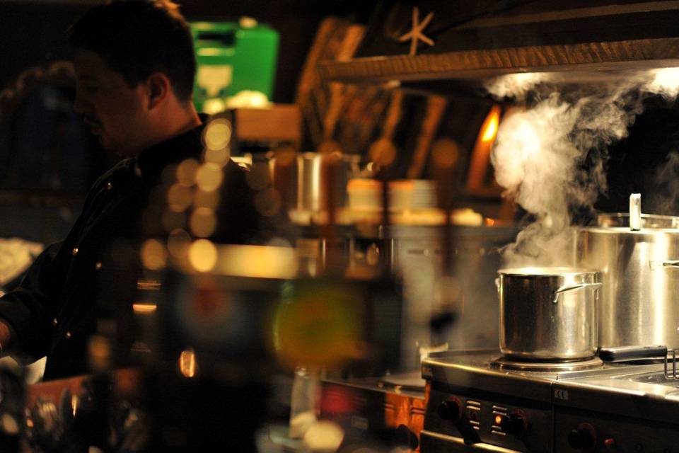 Cucina a bordo