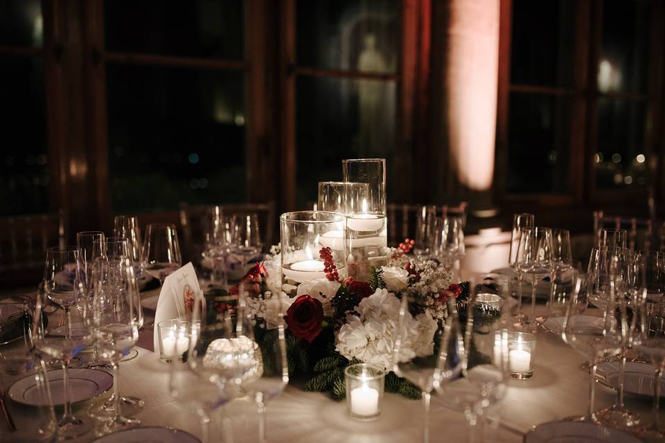 Table setting Villa Corsini