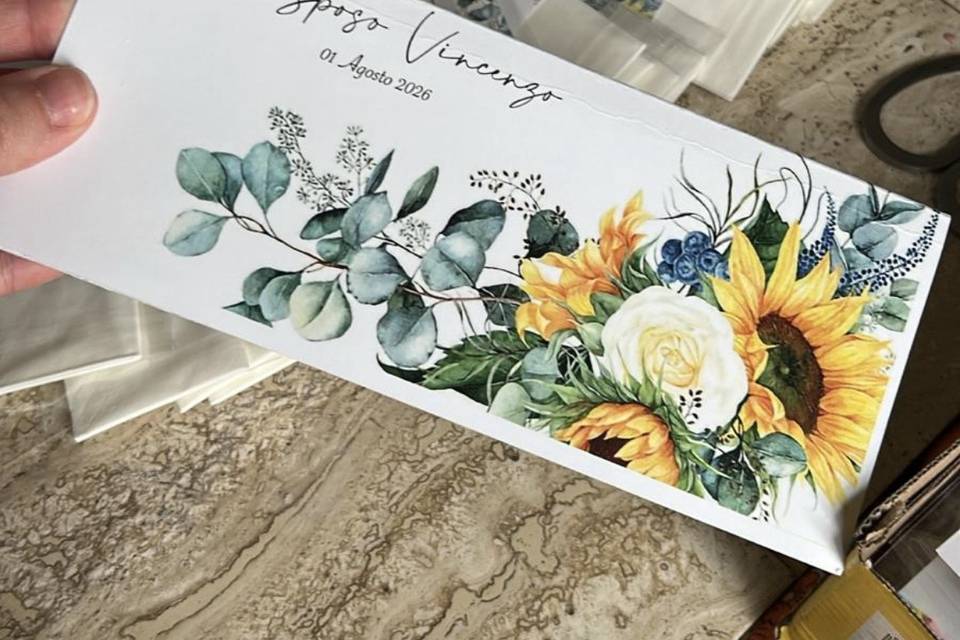 Wedding Bag Girasoli e Rosa
