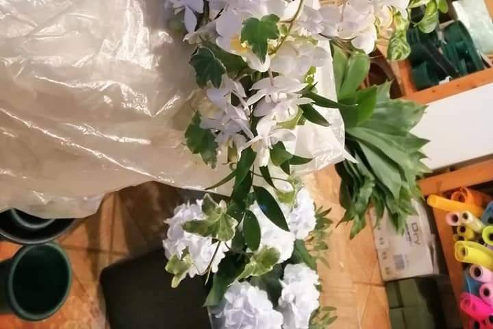 Bouquet per sposa pendente