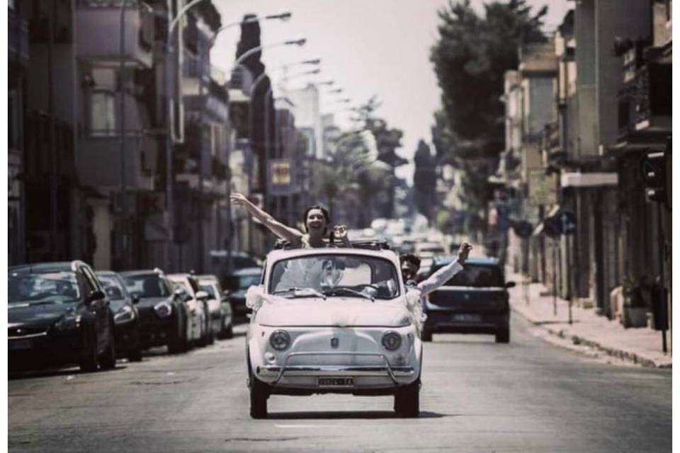 Fiat 500 matrimonio