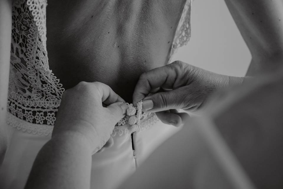 Preparazione sposa