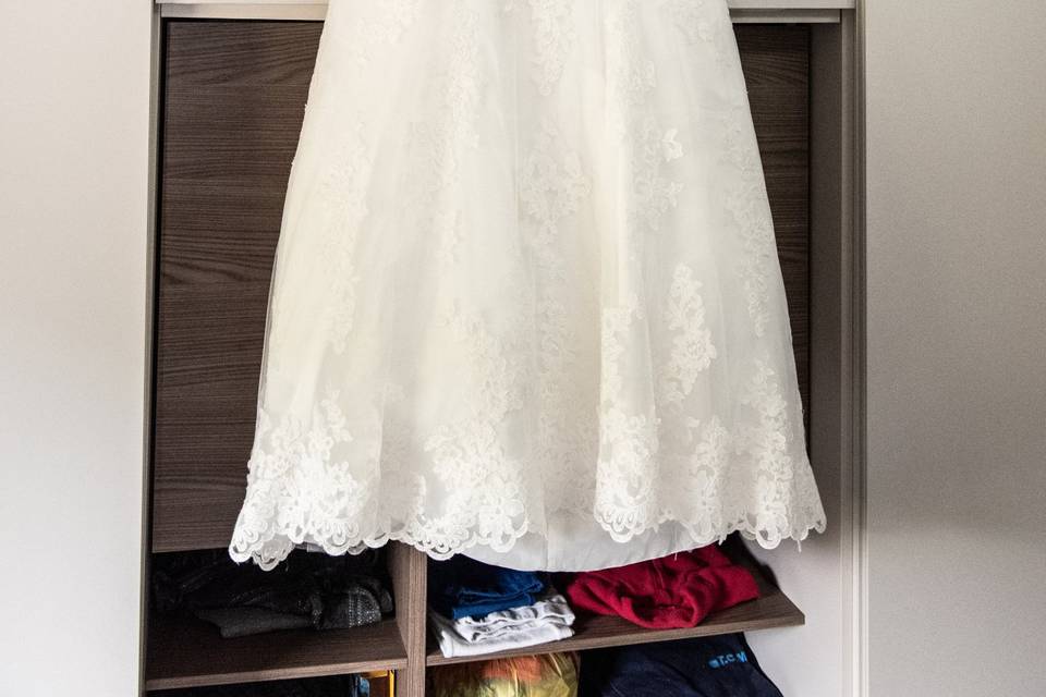 Bride's dress