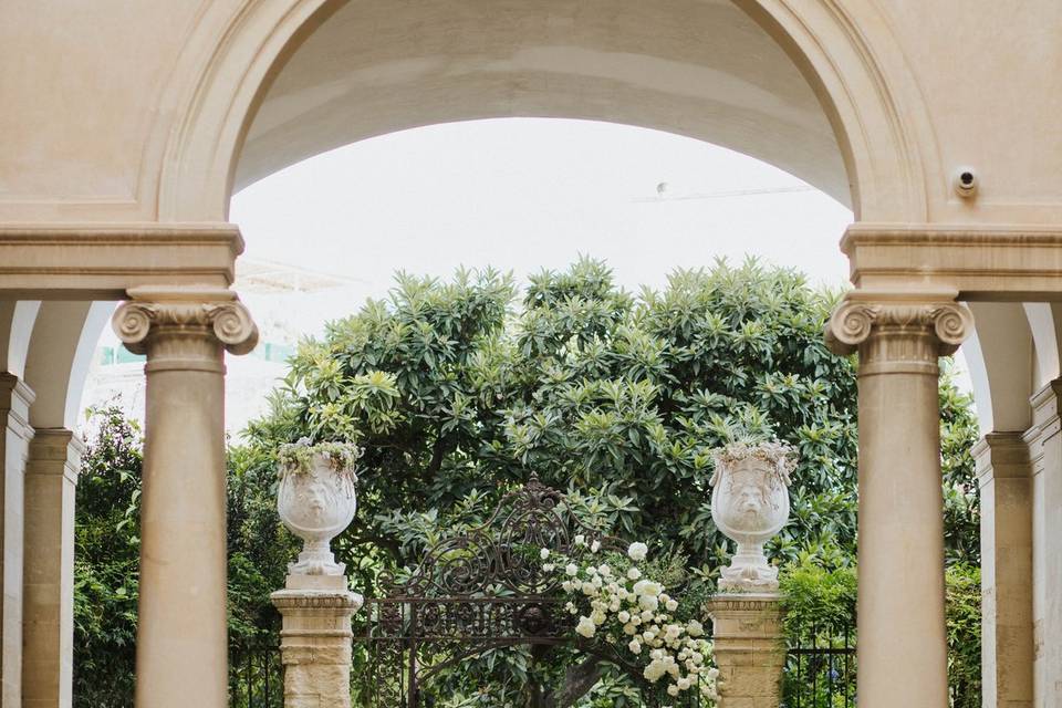 Castle wedding in Puglia