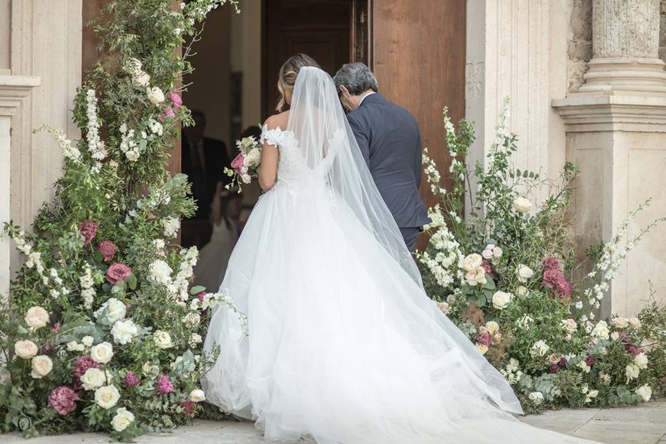 Bride at Masseria TorreCoccaro