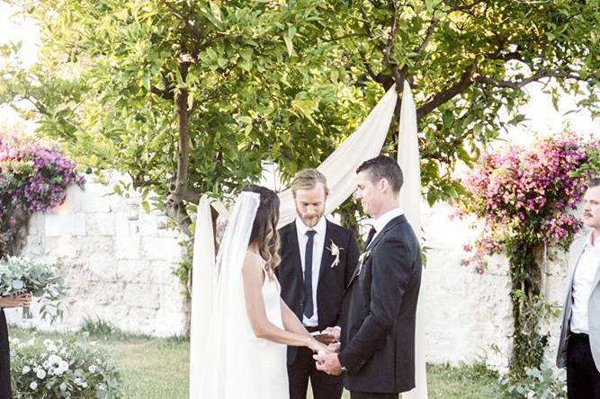 Wedding ceremony in Fasano