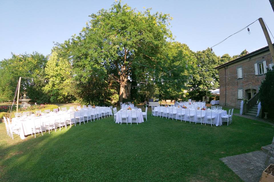 Allestimento nel parco