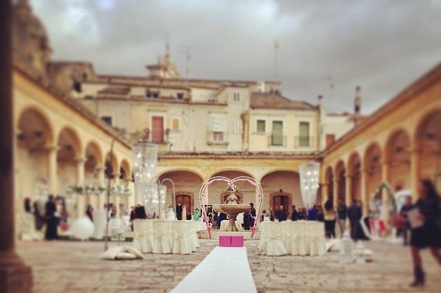Allestimento cerimonia