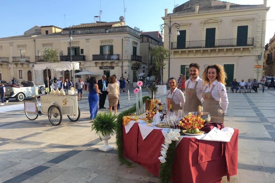 Postazione rinfresco