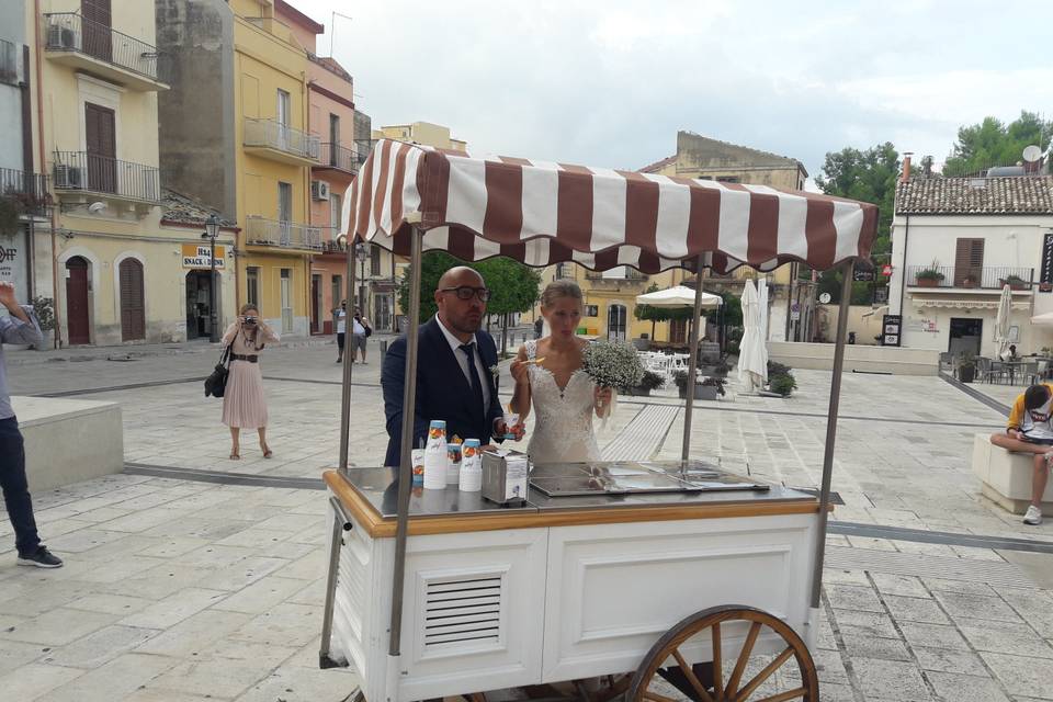 Carrettino granite