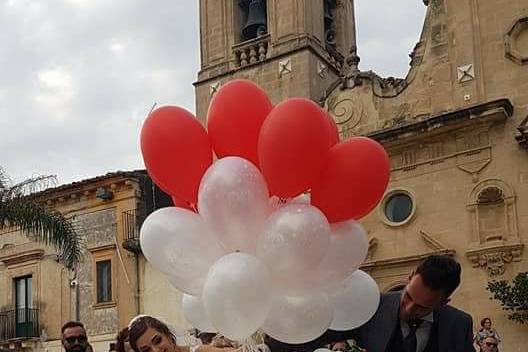 Composizione di palloncini