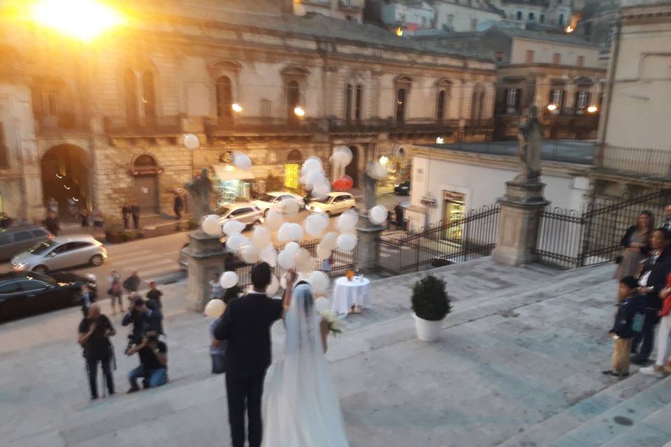 Mongolfiera di palloncini