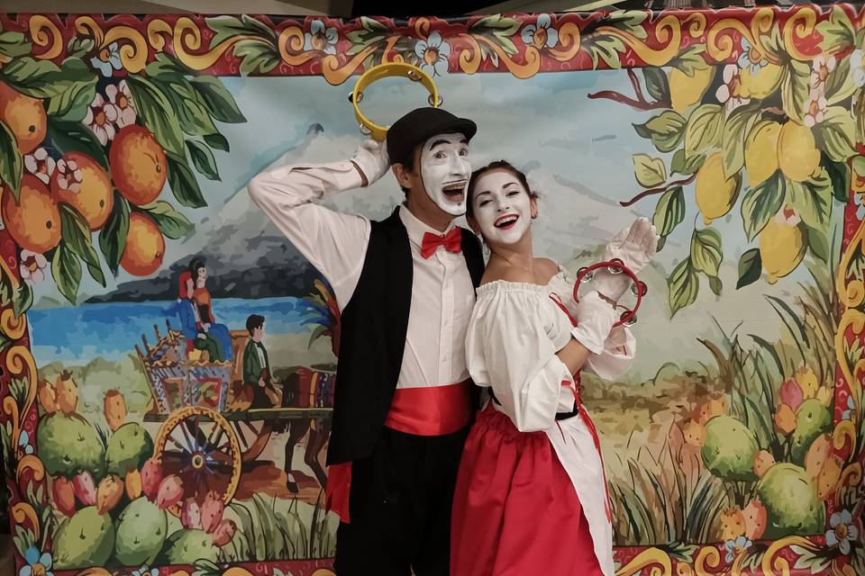 Sicilian photo booth