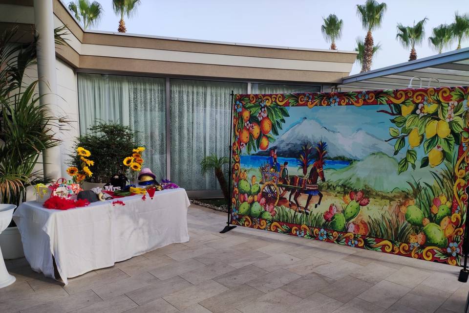 Sicilian photo booth