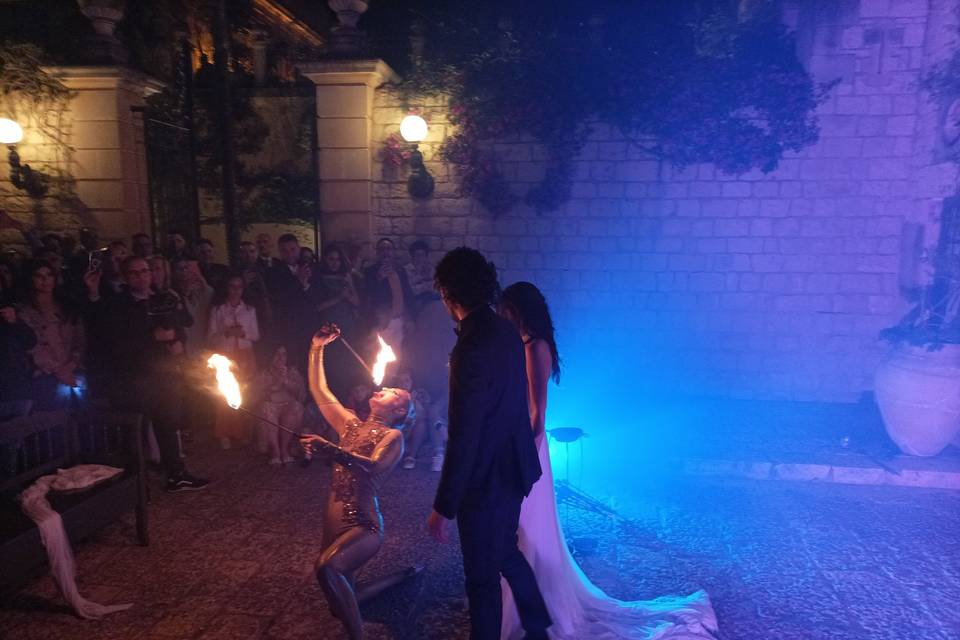 Spettacolo di fuoco