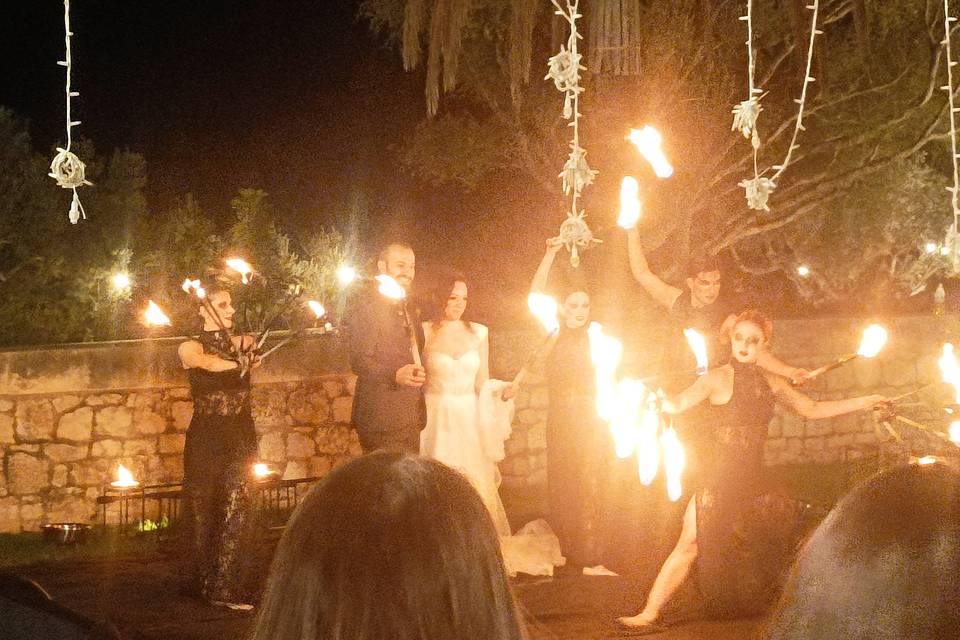 Spettacolo di fuoco