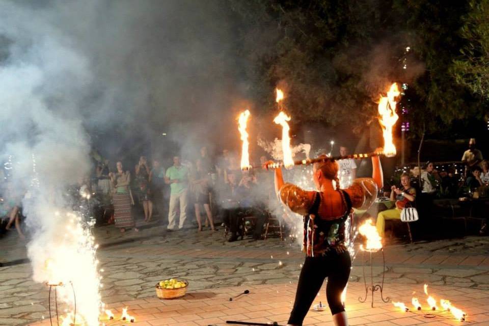 Spettacolo di fuoco