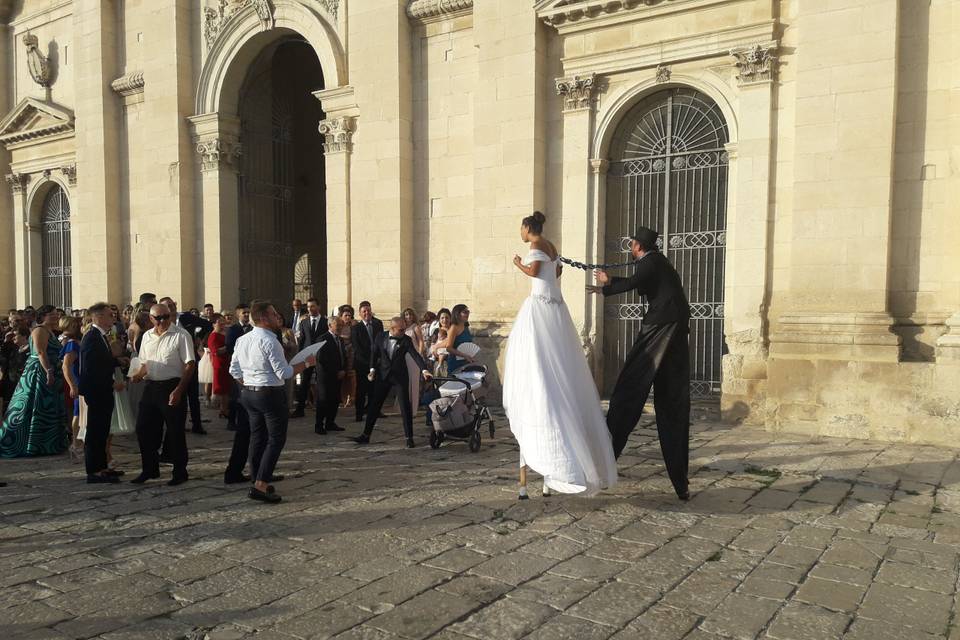 Trampolieri sposi