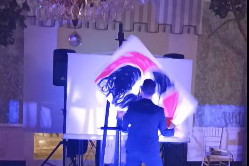 Reverse painting