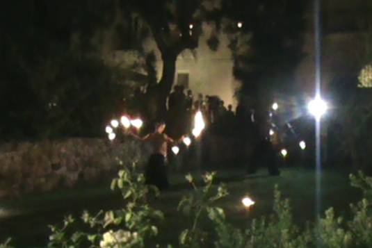 Spettacolo di fuoco