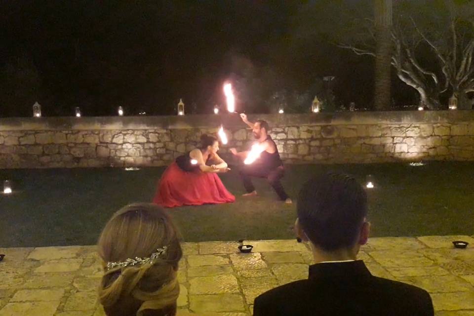 Spettacolo di fuoco