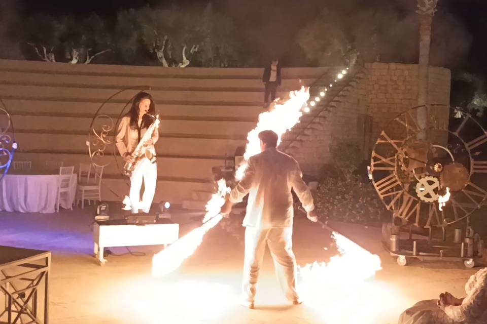 Spettacolo di fuoco