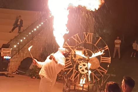 Spettacolo di fuoco