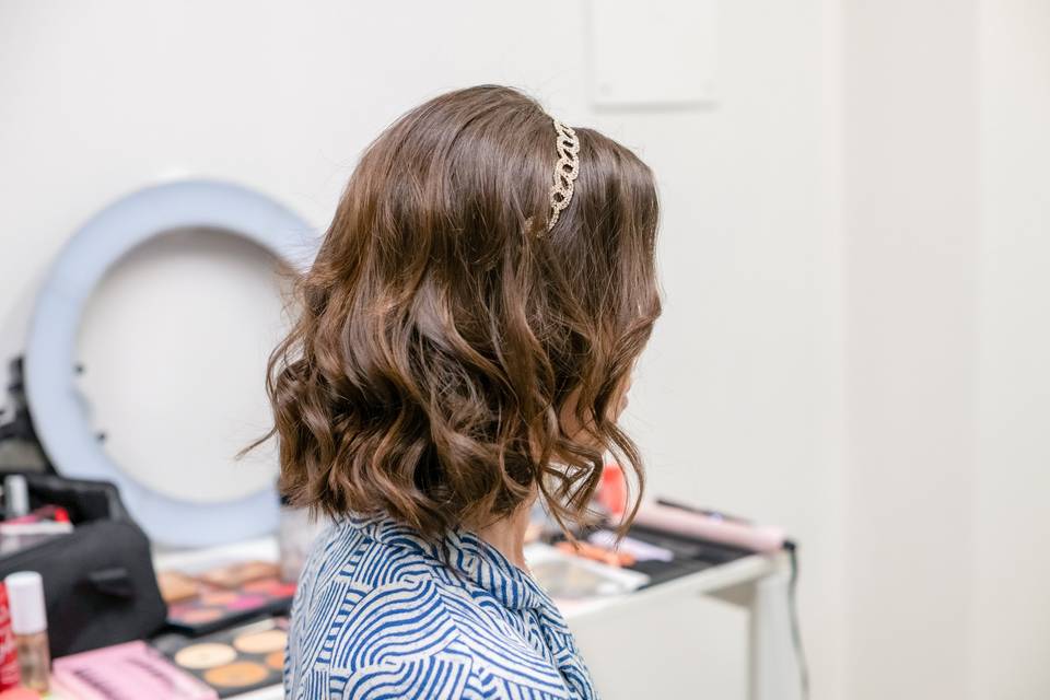 Acconciatura sposa completata