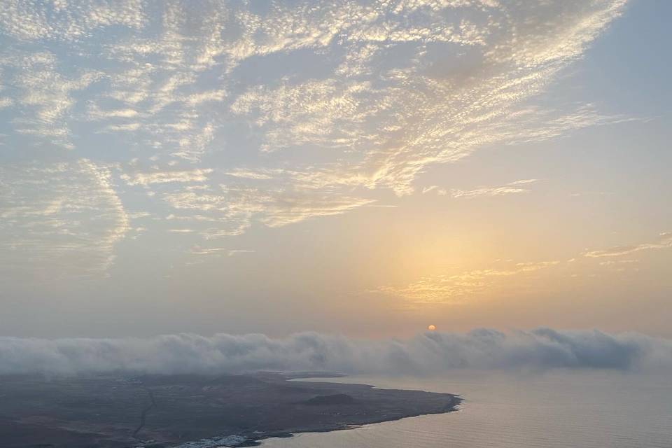 Sunset in Canarian Island