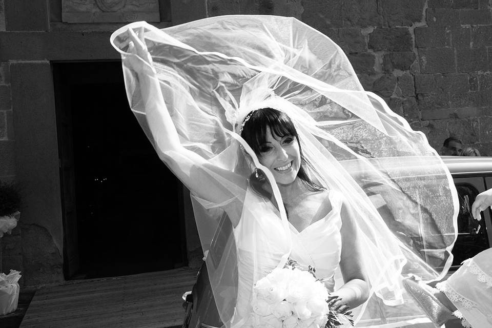 Bride-wedding in tuscany